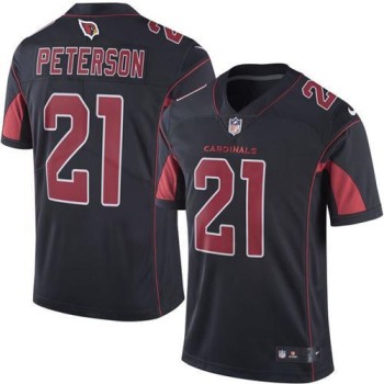 Cardinals #21 Patrick Peterson Black Youth Stitched NFL Limited Rush Jersey