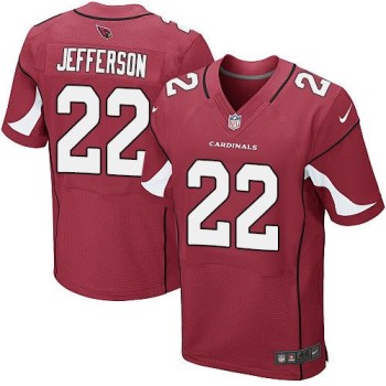 Cardinals #22 Tony Jefferson Red Team Color Men's Stitched NFL Elite Jersey