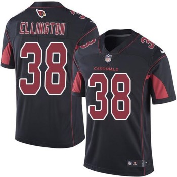 Cardinals #38 Andre Ellington Black Youth Stitched NFL Limited Rush Jersey