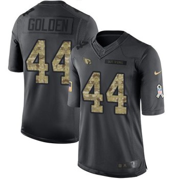 Cardinals #44 Markus Golden Black Men's Stitched NFL Limited 2016 Salute to Service Jersey