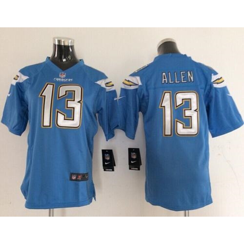 Chargers #13 Keenan Allen Electric Blue Alternate Youth Stitched NFL New Elite Jersey