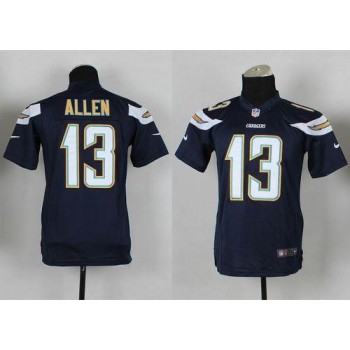 Chargers #13 Keenan Allen Navy Blue Team Color Youth Stitched NFL New Elite Jersey