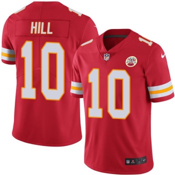 Chiefs #10 Tyreek Hill Red Men's Stitched NFL Limited Rush Jersey Chiefs #10 Tyreek Hill Red Men's Stitched NFL Limited Rush Jersey