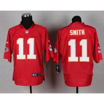 Chiefs #11 Alex Smith Red Men's Stitched NFL Elite QB Practice Jersey Chiefs #11 Alex Smith Red Men's Stitched NFL Elite QB Practice Jersey