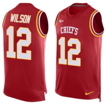 Chiefs #12 Albert Wilson Red Team Color Men's Stitched NFL Limited Tank Top Jersey Chiefs #12 Albert Wilson Red Team Color Men's Stitched NFL Limited Tank Top Jersey
