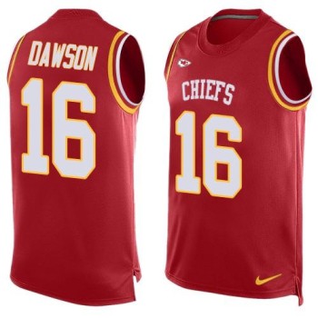 Chiefs #16 Len Dawson Red Team Color Men's Stitched NFL Limited Tank Top Jersey Chiefs #16 Len Dawson Red Team Color Men's Stitched NFL Limited Tank Top Jersey