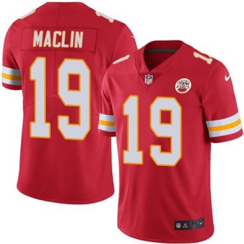 Chiefs #19 Jeremy Maclin Red Men's Stitched NFL Limited Rush Jersey Chiefs #19 Jeremy Maclin Red Men's Stitched NFL Limited Rush Jersey
