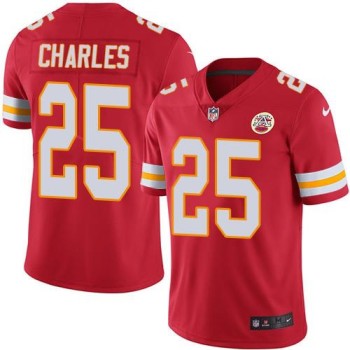 Chiefs #25 Jamaal Charles Red Youth Stitched NFL Limited Rush Jersey Chiefs #25 Jamaal Charles Red Youth Stitched NFL Limited Rush Jersey