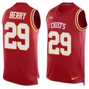Chiefs #29 Eric Berry Red Team Color Men's Stitched NFL Limited Tank Top Jersey Chiefs #29 Eric Berry Red Team Color Men's Stitched NFL Limited Tank Top Jersey