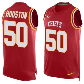 Chiefs #50 Justin Houston Red Team Color Men's Stitched NFL Limited Tank Top Jersey Chiefs #50 Justin Houston Red Team Color Men's Stitched NFL Limited Tank Top Jersey