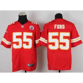 Chiefs #55 Dee Ford Red Team Color Men's Stitched NFL Elite Jersey Chiefs #55 Dee Ford Red Team Color Men's Stitched NFL Elite Jersey