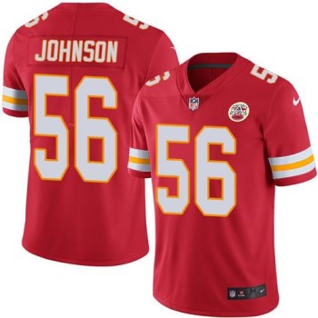 Chiefs #56 Derrick Johnson Red Men's Stitched NFL Limited Rush Jersey Chiefs #56 Derrick Johnson Red Men's Stitched NFL Limited Rush Jersey