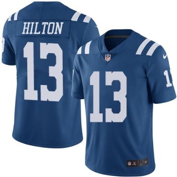 Colts #13 T.Y. Hilton Royal Blue Men's Stitched NFL Limited Rush Jersey Colts #13 T.Y. Hilton Royal Blue Men's Stitched NFL Limited Rush Jersey