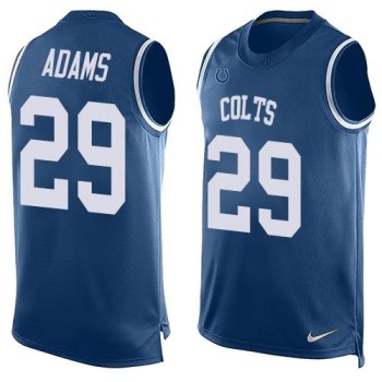 Colts #29 Mike Adams Royal Blue Team Color Men's Stitched NFL Limited Tank Top Jersey Colts #29 Mike Adams Royal Blue Team Color Men's Stitched NFL Limited Tank Top Jersey