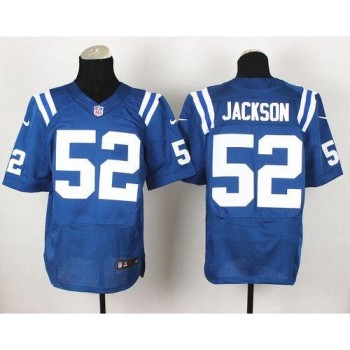 Colts #52 D'Qwell Jackson Royal Blue Team Color Men's Stitched NFL Elite Jersey Colts #52 D'Qwell Jackson Royal Blue Team Color Men's Stitched NFL Elite Jersey