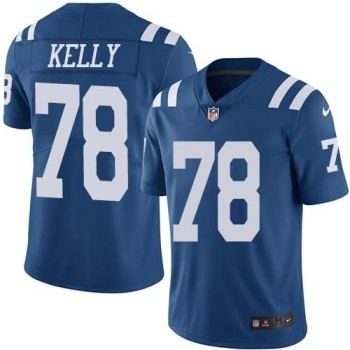 Colts #78 Ryan Kelly Royal Blue Men's Stitched NFL Limited Rush Jersey Colts #78 Ryan Kelly Royal Blue Men's Stitched NFL Limited Rush Jersey