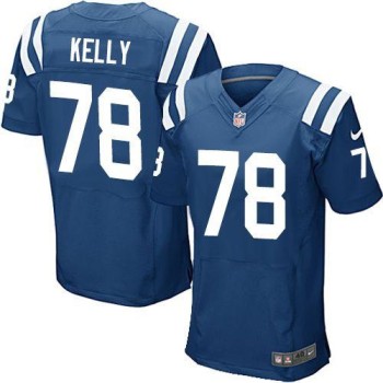 Colts #78 Ryan Kelly Royal Blue Team Color Men's Stitched NFL Elite Jersey