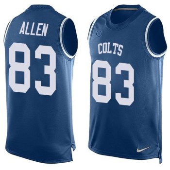 Colts #83 Dwayne Allen Royal Blue Team Color Men's Stitched NFL Limited Tank Top Jersey Colts #83 Dwayne Allen Royal Blue Team Color Men's Stitched NFL Limited Tank Top Jersey