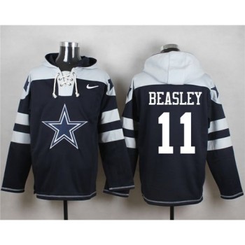 Cowboys #11 Cole Beasley Navy Blue Player Pullover NFL Hoodie Cowboys #11 Cole Beasley Navy Blue Player Pullover NFL Hoodie