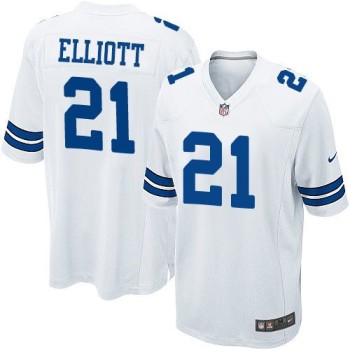 Cowboys #21 Ezekiel Elliott White Youth Stitched NFL Elite Jersey Cowboys #21 Ezekiel Elliott White Youth Stitched NFL Elite Jersey