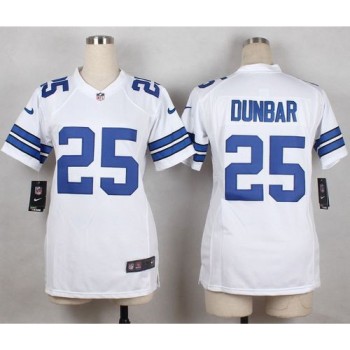 Cowboys #25 Lance Dunbar White Youth Stitched NFL Elite Jersey Cowboys #25 Lance Dunbar White Youth Stitched NFL Elite Jersey