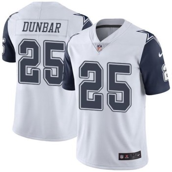 Cowboys #25 Lance Dunbar White Youth Stitched NFL Limited Rush Jersey Cowboys #25 Lance Dunbar White Youth Stitched NFL Limited Rush Jersey