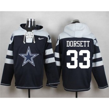 Cowboys #33 Tony Dorsett Navy Blue Player Pullover NFL Hoodie Cowboys #33 Tony Dorsett Navy Blue Player Pullover NFL Hoodie