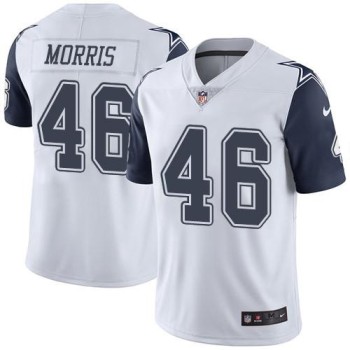 Cowboys #46 Alfred Morris White Youth Stitched NFL Limited Rush Jersey Cowboys #46 Alfred Morris White Youth Stitched NFL Limited Rush Jersey