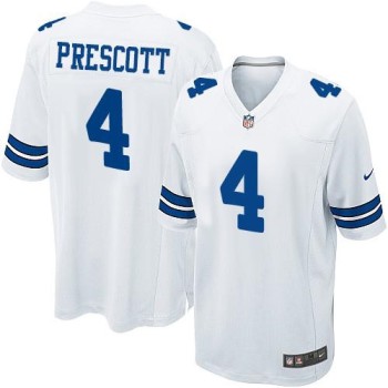 Cowboys #4 Dak Prescott White Youth Stitched NFL Elite Jersey Cowboys #4 Dak Prescott White Youth Stitched NFL Elite Jersey