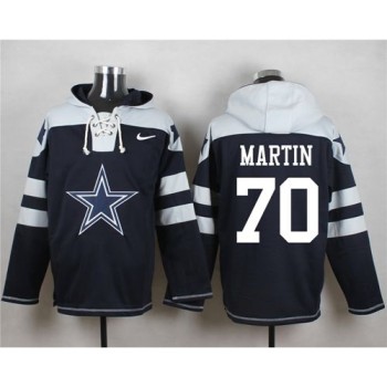 Cowboys #70 Zack Martin Navy Blue Player Pullover NFL Hoodie Cowboys #70 Zack Martin Navy Blue Player Pullover NFL Hoodie