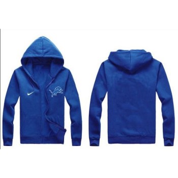 Detroit Lions Authentic Logo Hoodie Blue Detroit Lions Authentic Logo Hoodie Blue