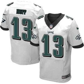 Eagles #13 Josh Huff White Men's Stitched NFL New Elite Jersey Eagles #13 Josh Huff White Men's Stitched NFL New Elite Jersey