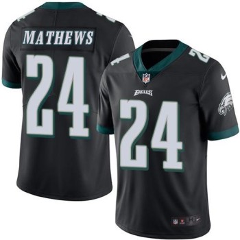 Eagles #24 Ryan Mathews Black Youth Stitched NFL Limited Rush Jersey Eagles #24 Ryan Mathews Black Youth Stitched NFL Limited Rush Jersey