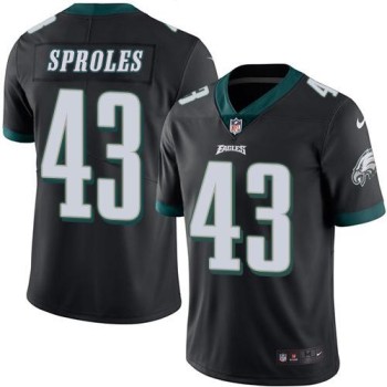 Eagles #43 Darren Sproles Black Youth Stitched NFL Limited Rush Jersey Eagles #43 Darren Sproles Black Youth Stitched NFL Limited Rush Jersey