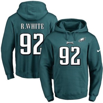 Eagles #92 Reggie White Midnight Green Name & Number Pullover NFL Hoodie Eagles #92 Reggie White Midnight Green Name & Number Pullover NFL Hoodie