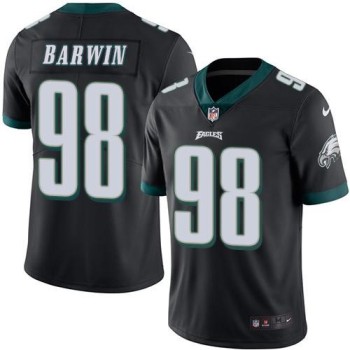 Eagles #98 Connor Barwin Black Men's Stitched NFL Limited Rush Jersey