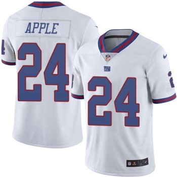 Giants #24 Eli Apple White Youth Stitched NFL Limited Rush Jersey