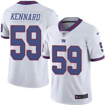 Giants #59 Devon Kennard White Men's Stitched NFL Limited Rush Jersey