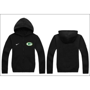Green Bay Packers Authentic Logo Hoodie Black Green Bay Packers Authentic Logo Hoodie Black