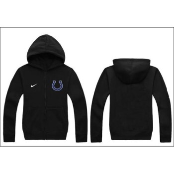 Indianapolis Colts Authentic Logo Hoodie Black