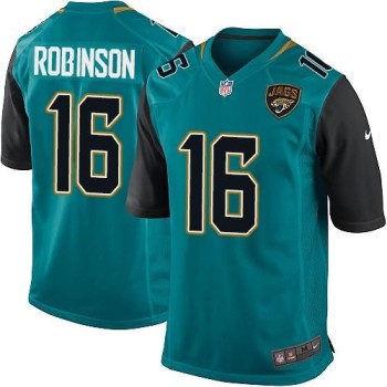 Jaguars #16 Denard Robinson Teal Green Team Color Youth Stitched NFL Elite Jersey Jaguars #16 Denard Robinson Teal Green Team Color Youth Stitched NFL Elite Jersey