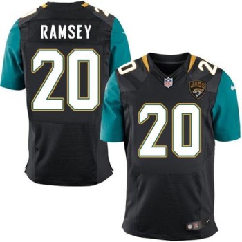 Jaguars #20 Jalen Ramsey Black Alternate Men's Stitched NFL Elite Jersey