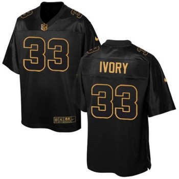 Jaguars #33 Chris Ivory Black Men's Stitched NFL Elite Pro Line Gold Collection Jersey Jaguars #33 Chris Ivory Black Men's Stitched NFL Elite Pro Line Gold Collection Jersey