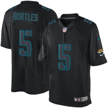 Jaguars #5 Blake Bortles Black Men's Stitched NFL Impact Limited Jersey Jaguars #5 Blake Bortles Black Men's Stitched NFL Impact Limited Jersey