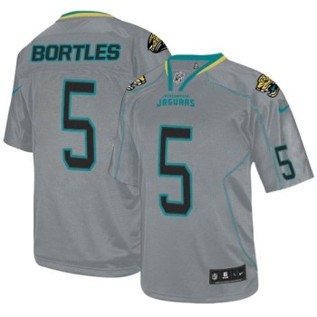 Jaguars #5 Blake Bortles Lights Out Grey Youth Stitched NFL Elite Jersey Jaguars #5 Blake Bortles Lights Out Grey Youth Stitched NFL Elite Jersey