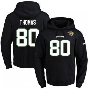 Jaguars #80 Julius Thomas Black Name & Number Pullover NFL Hoodie Jaguars #80 Julius Thomas Black Name & Number Pullover NFL Hoodie