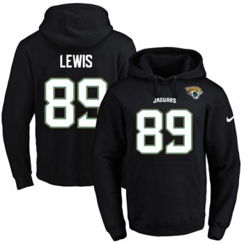 Jaguars #89 Marcedes Lewis Black Name & Number Pullover NFL Hoodie Jaguars #89 Marcedes Lewis Black Name & Number Pullover NFL Hoodie