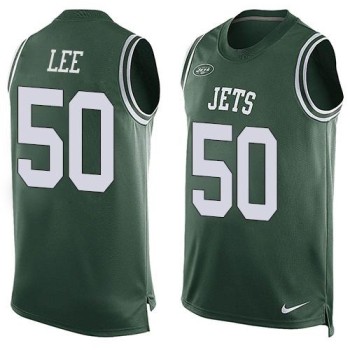 Jets #50 Darron Lee Green Team Color Men's Stitched NFL Limited Tank Top Jersey