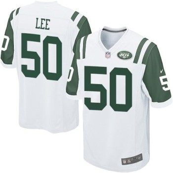 Jets #50 Darron Lee White Youth Stitched NFL Elite Jersey