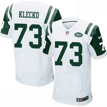 Jets #73 Joe Klecko White Men's Stitched NFL Elite Jersey Jets #73 Joe Klecko White Men's Stitched NFL Elite Jersey